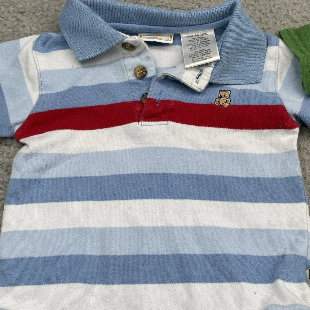 Carters Mix Brands One Piece  LOT (14) Baby Boys 3-6 M Mix‎ Brand Bodysuit Sleep